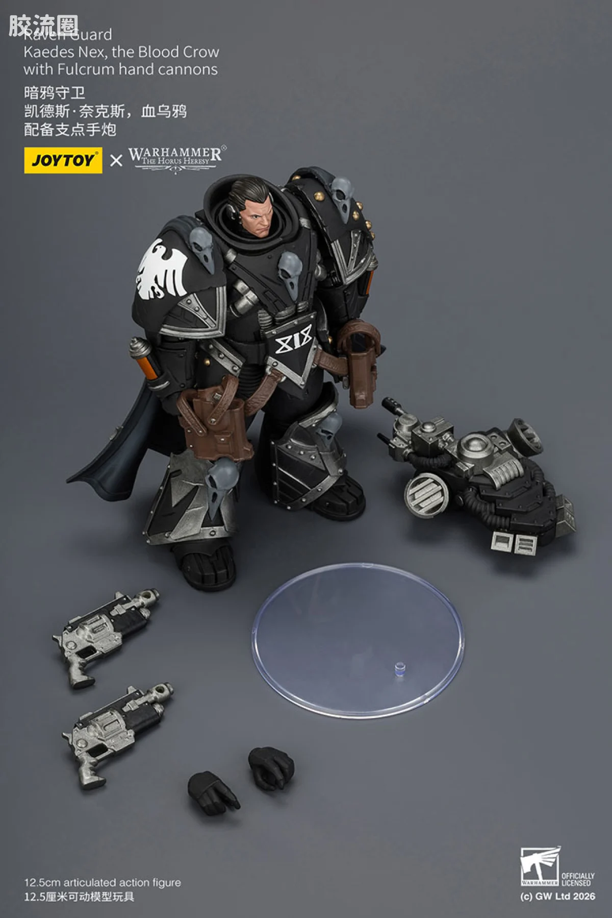 JOYTOY x 战锤40K null HH暗鸦守卫 凯德斯奈克斯 鲜血之鸦 - 图片