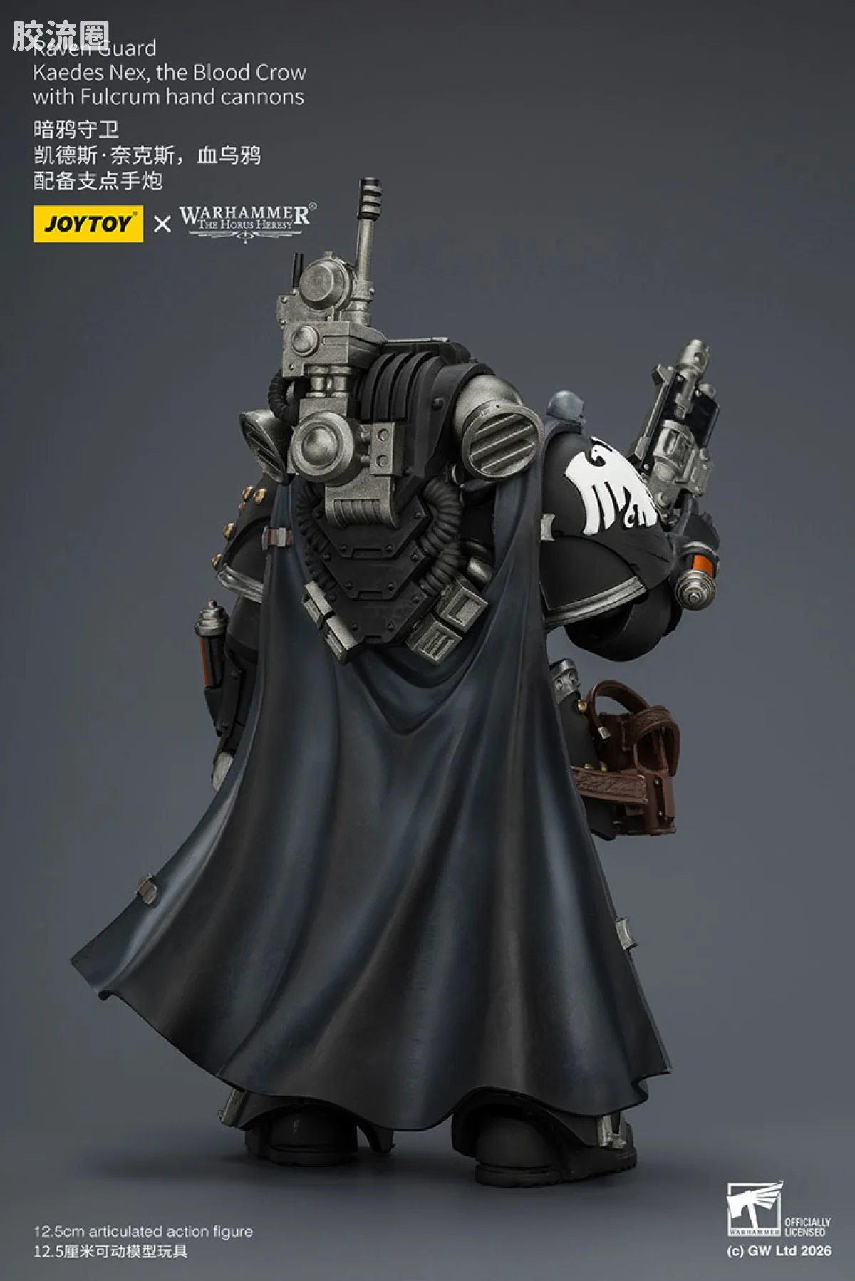 JOYTOY x 战锤40K null HH暗鸦守卫 凯德斯奈克斯 鲜血之鸦 - 图片