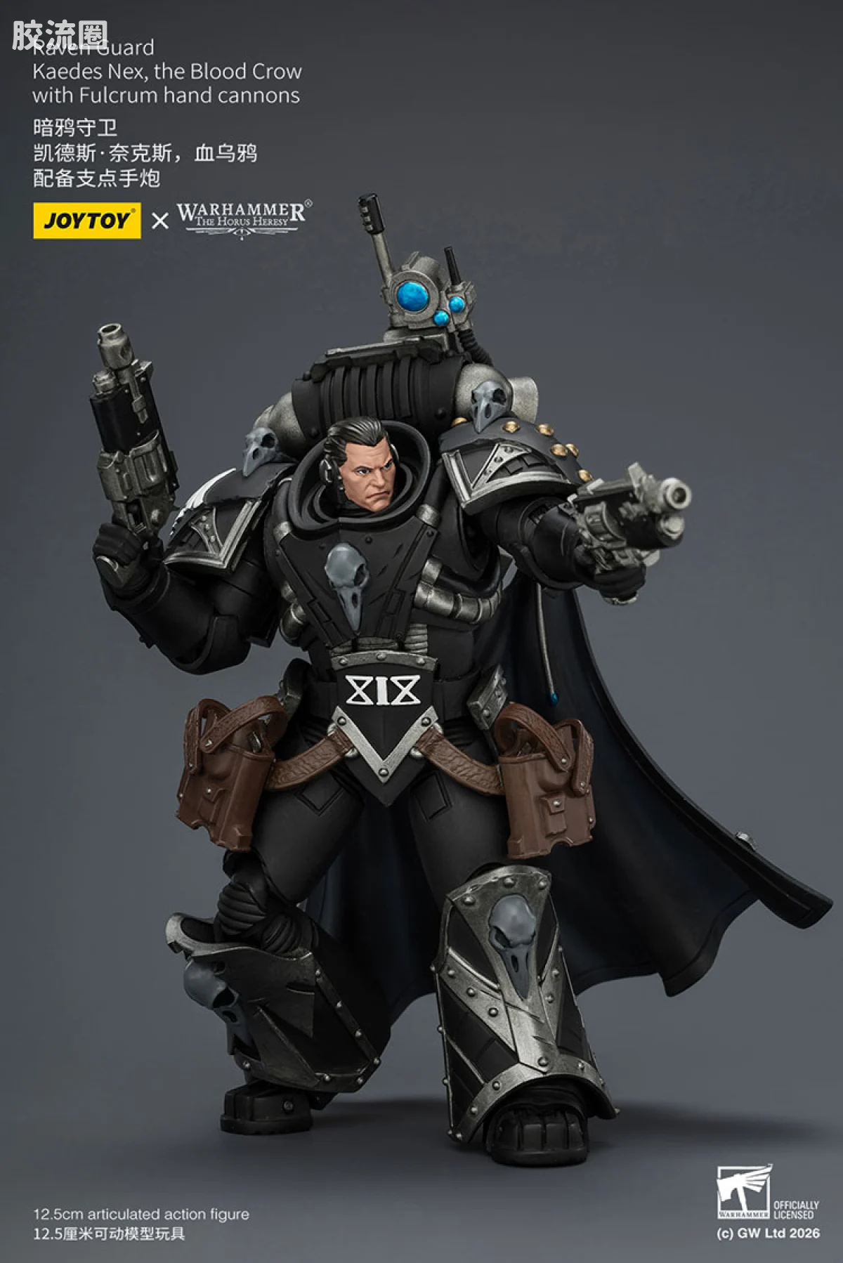 JOYTOY x 战锤40K null HH暗鸦守卫 凯德斯奈克斯 鲜血之鸦 - 图片