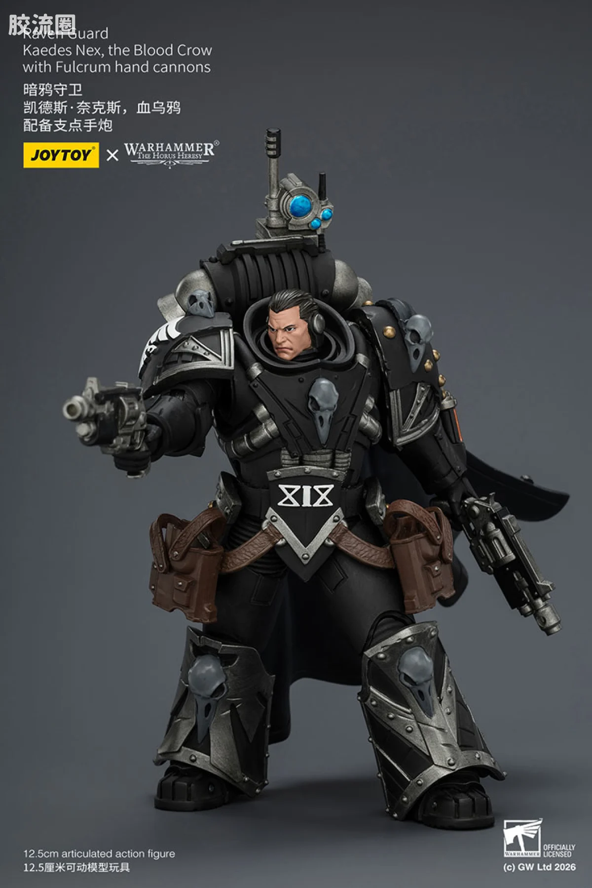 JOYTOY x 战锤40K null HH暗鸦守卫 凯德斯奈克斯 鲜血之鸦 - 图片
