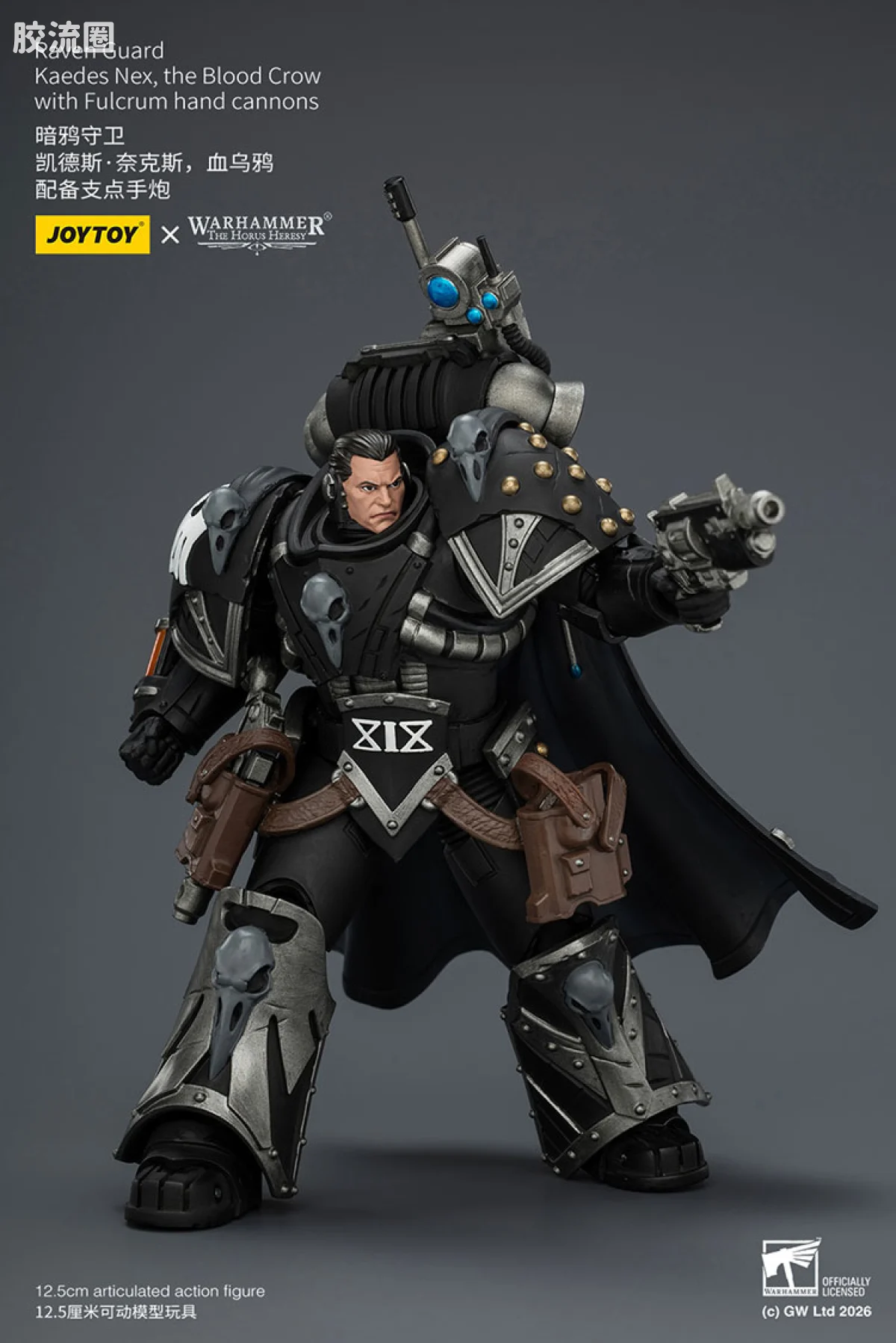 JOYTOY x 战锤40K null HH暗鸦守卫 凯德斯奈克斯 鲜血之鸦 - 图片