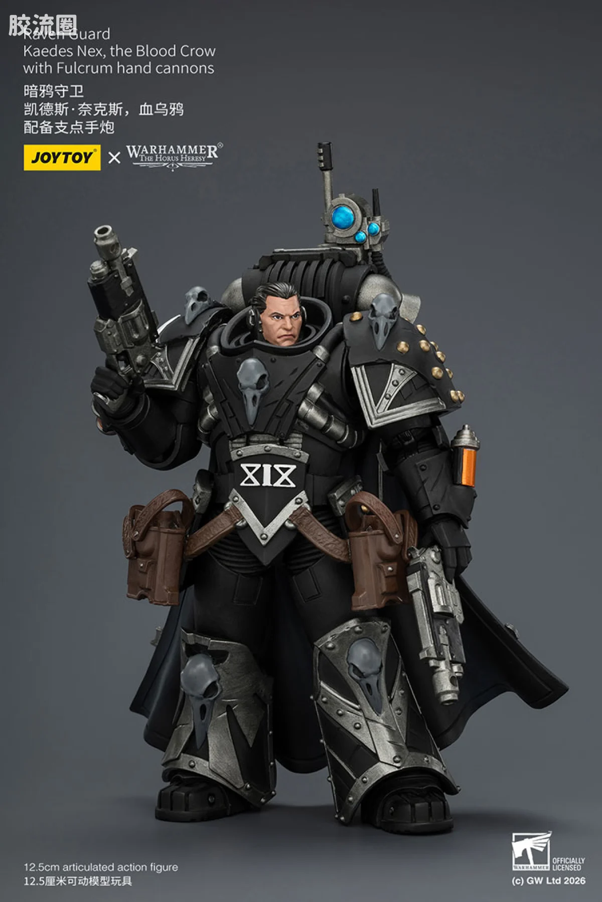 JOYTOY x 战锤40K null HH暗鸦守卫 凯德斯奈克斯 鲜血之鸦 - 图片
