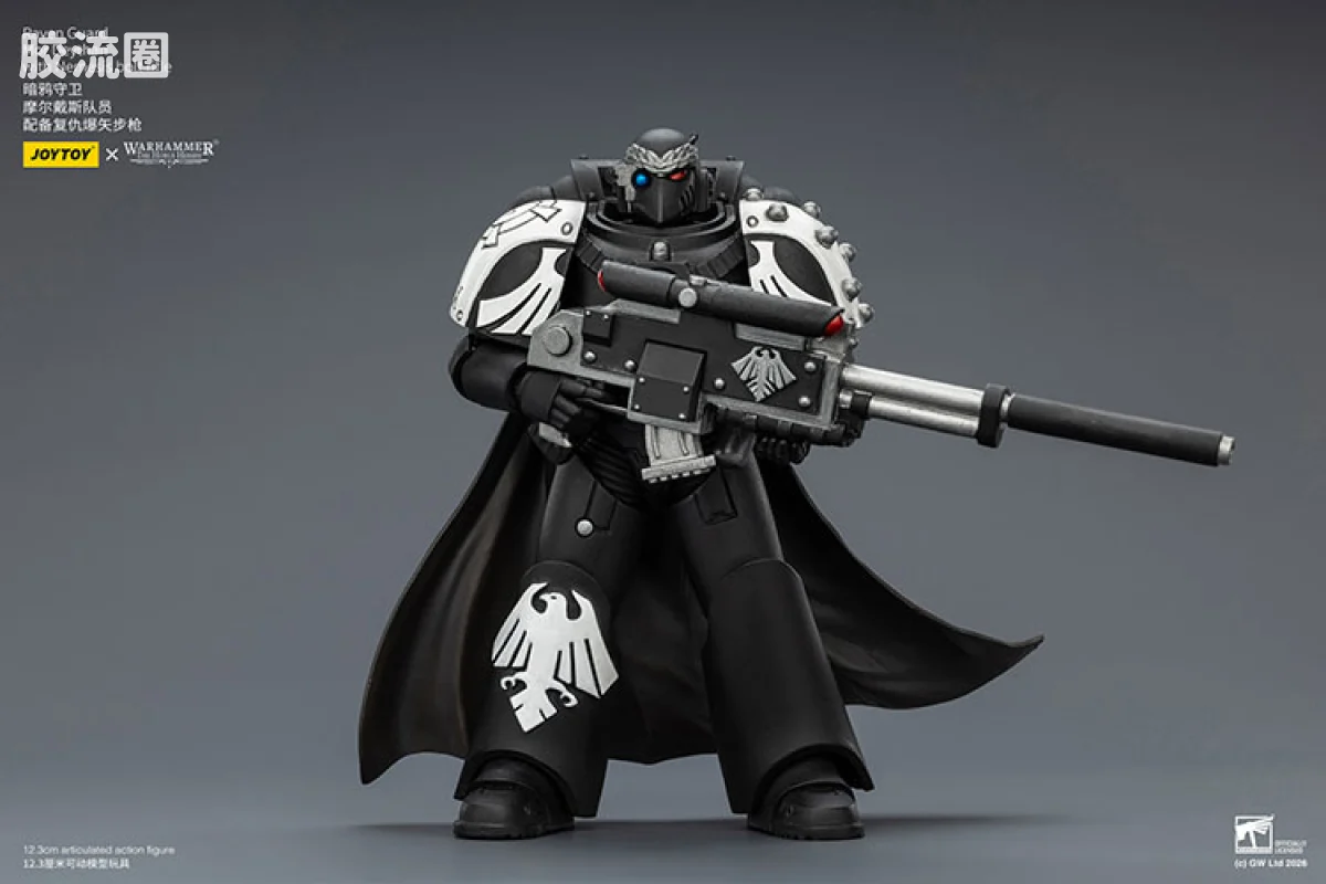 JOYTOY x 战锤40K null HH暗鸦守卫 摩尔戴斯队员 配备复仇爆矢步枪 - 图片