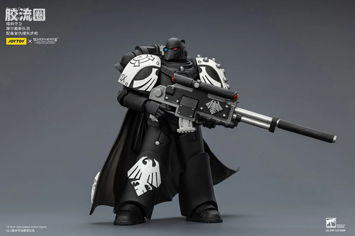 JOYTOY x 战锤40K null HH暗鸦守卫 摩尔戴斯队员 配备复仇爆矢步枪 - 图片
