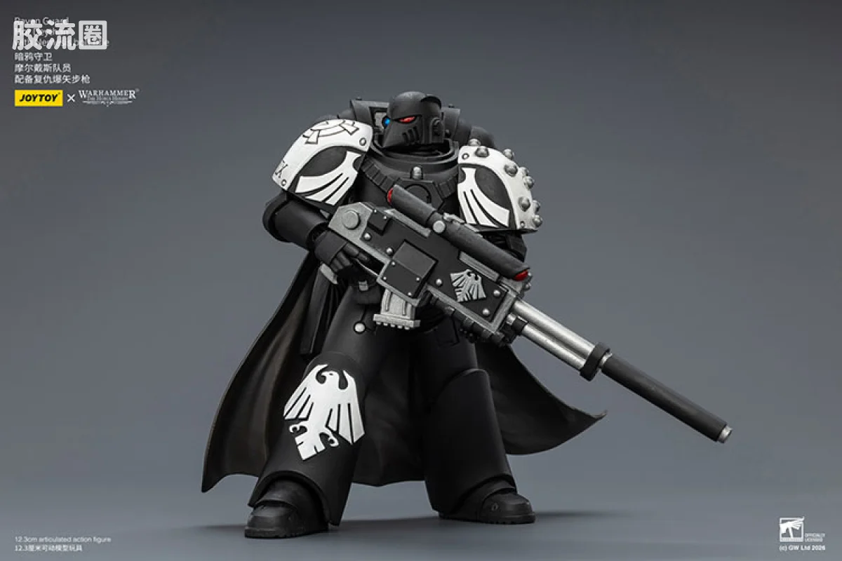 JOYTOY x 战锤40K null HH暗鸦守卫 摩尔戴斯队员 配备复仇爆矢步枪 - 图片