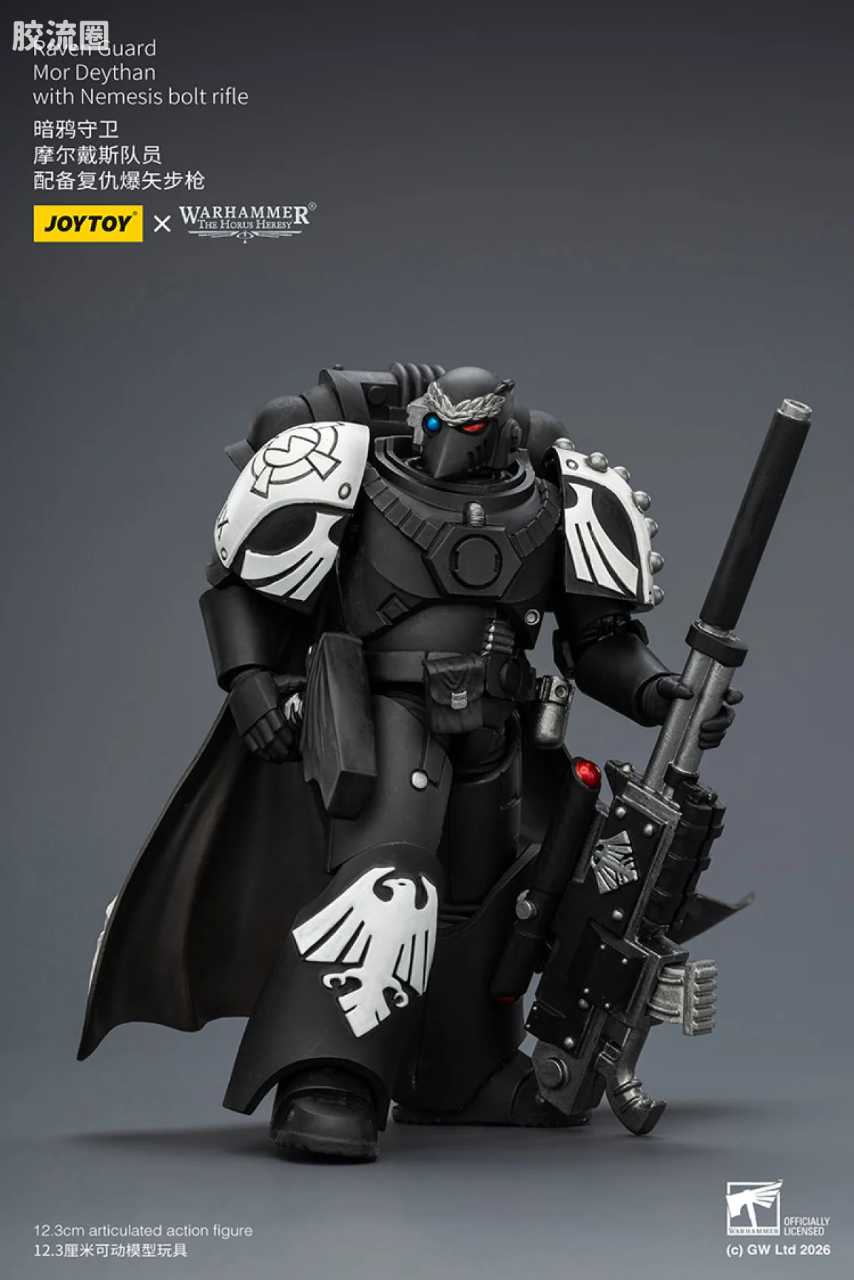 JOYTOY x 战锤40K null HH暗鸦守卫 摩尔戴斯队员 配备复仇爆矢步枪 - 图片