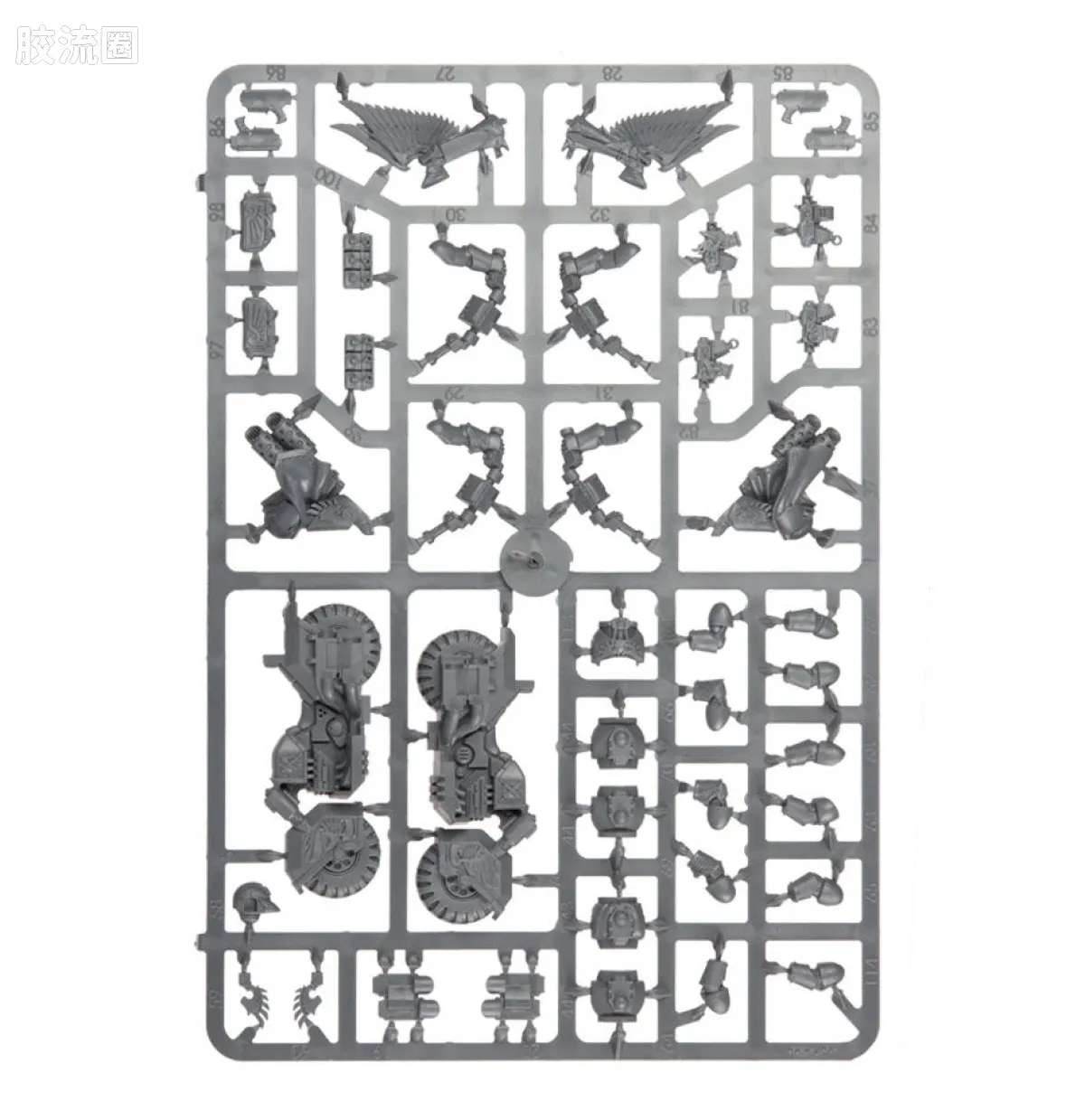 战锤40K Dark Angels 黑暗天使 6版 鸦翼黑骑士 - 图片