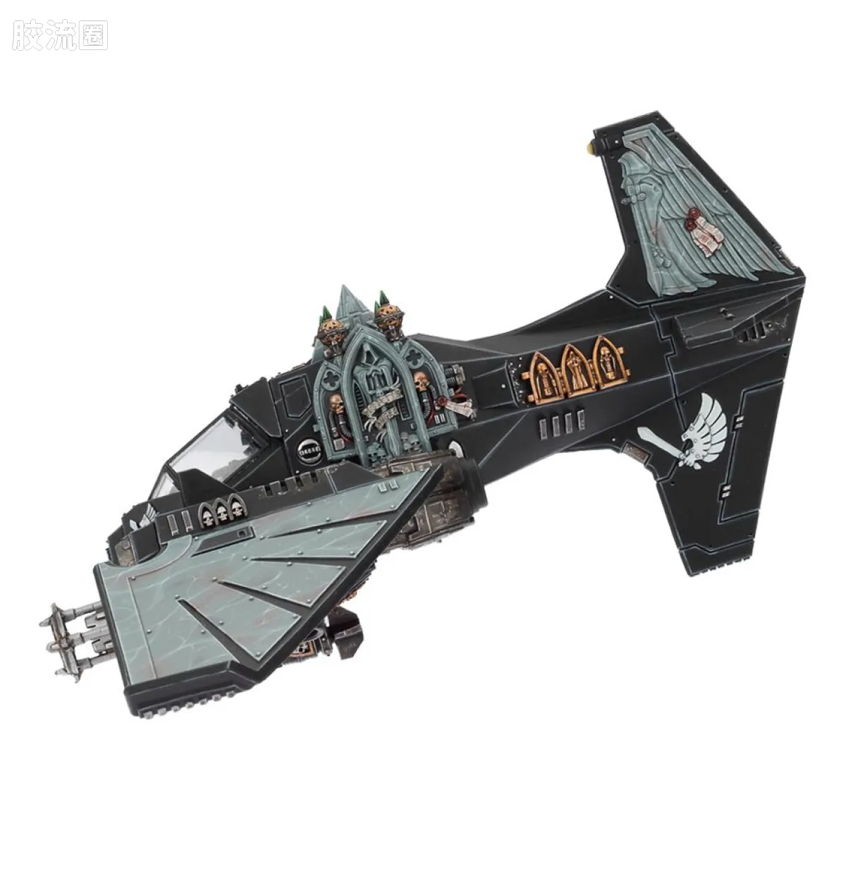 战锤40K Dark Angels 黑暗天使 6版 鸦翼黑暗之爪战机 - 图片