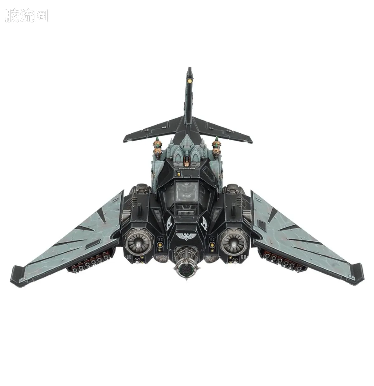 战锤40K Dark Angels 黑暗天使 6版 鸦翼黑暗之爪战机 - 图片