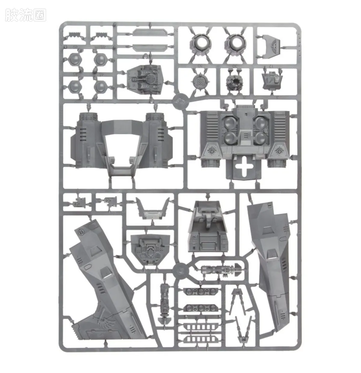 战锤40K Dark Angels 黑暗天使 6版 鸦翼黑暗之爪战机 - 图片