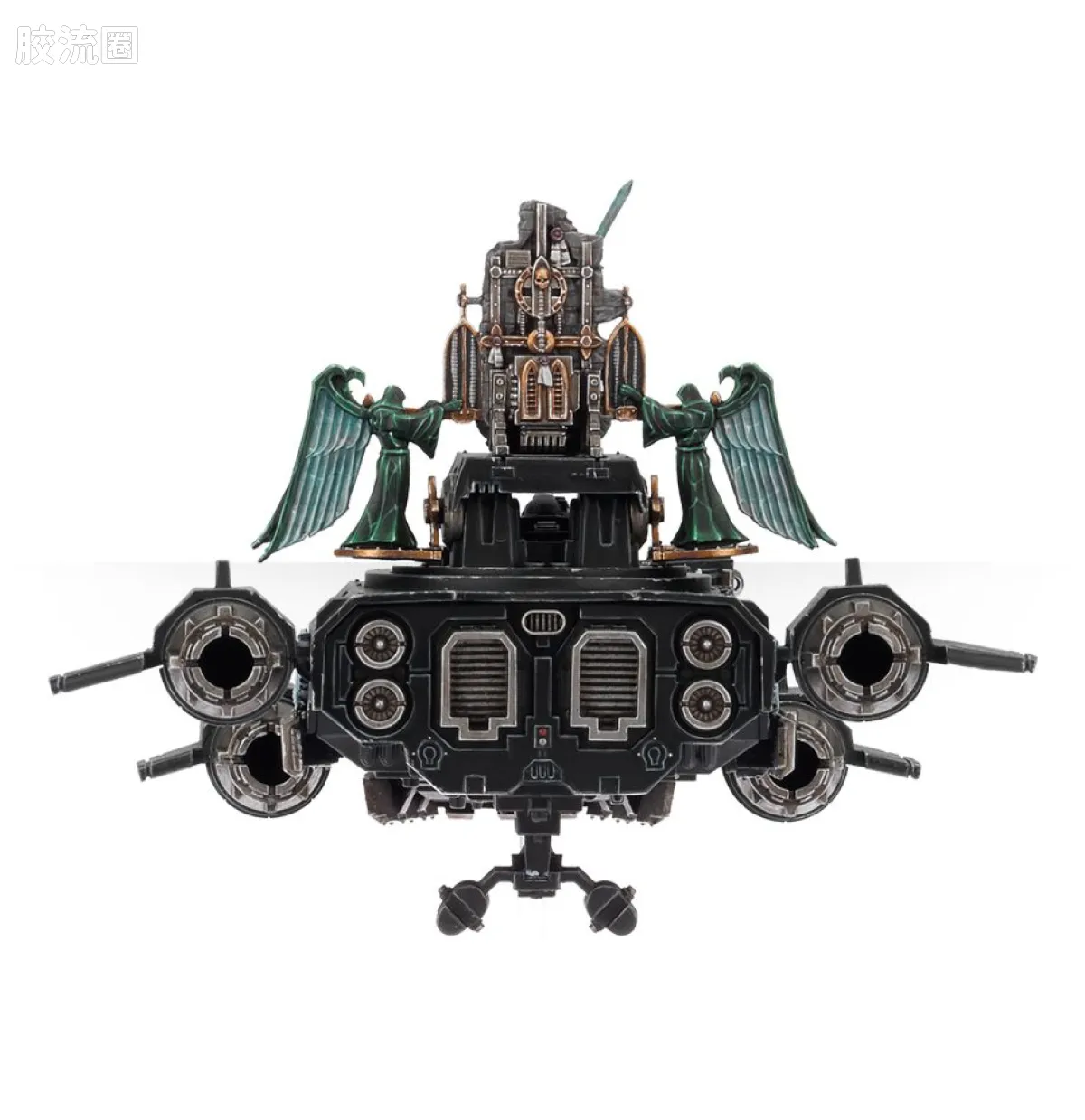 战锤40K Dark Angels 黑暗天使 6版 鸦翼黑幕飞艇 - 图片