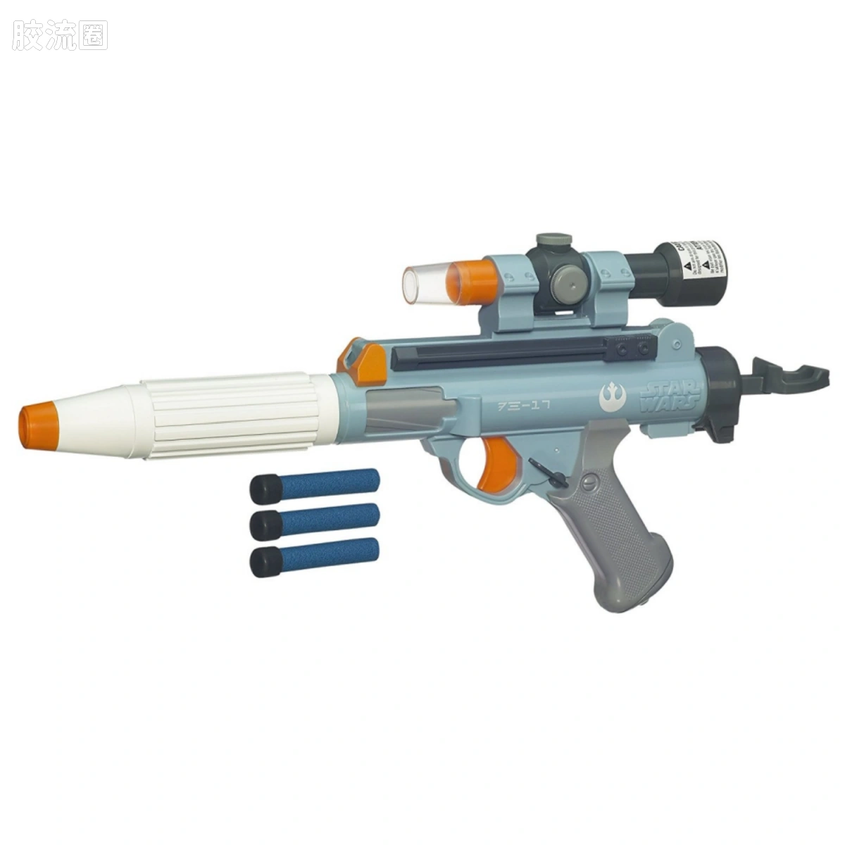 NERF联名发射器 STAR WARS 联名 Rebel Trooper Blaster 灰蓝色配色