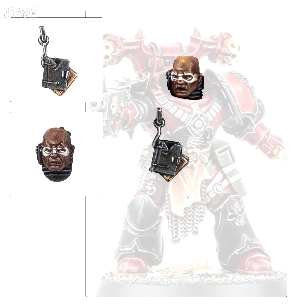 战锤40K Chaos Space Marines 混沌星际战士 10版 红海盗 升级改件 - 图片