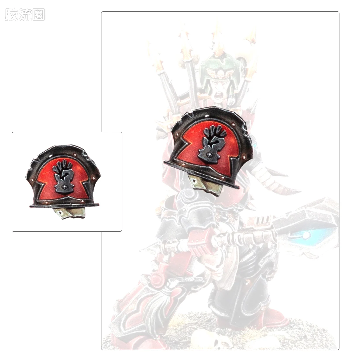 战锤40K Chaos Space Marines 混沌星际战士 10版 红海盗 升级改件 - 图片