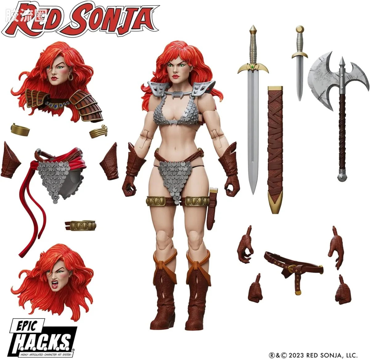 史诗 H.A.C.K.S. 1/12 可动人偶 红发索妮娅 - 图片