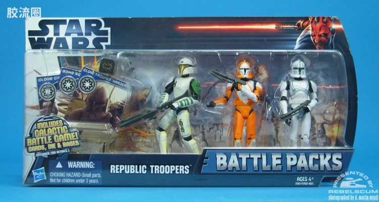 星球大战 THE CLONE WARS 套装版 Republic Troopers 