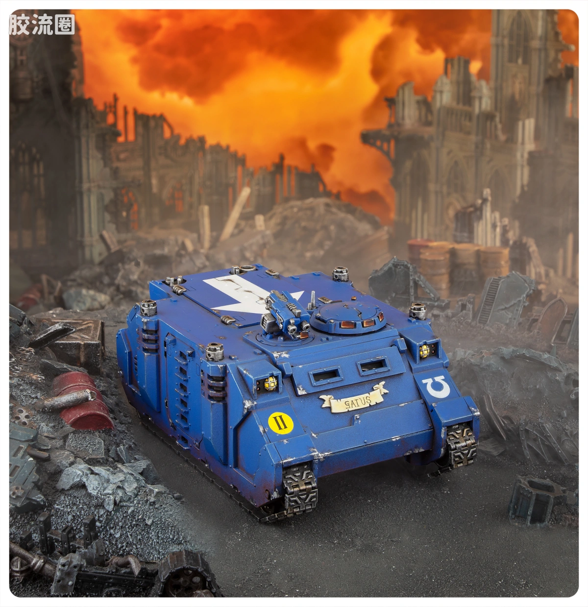 战锤40K Space Marines 星际战士通用单位 10版 犀牛 - 图片