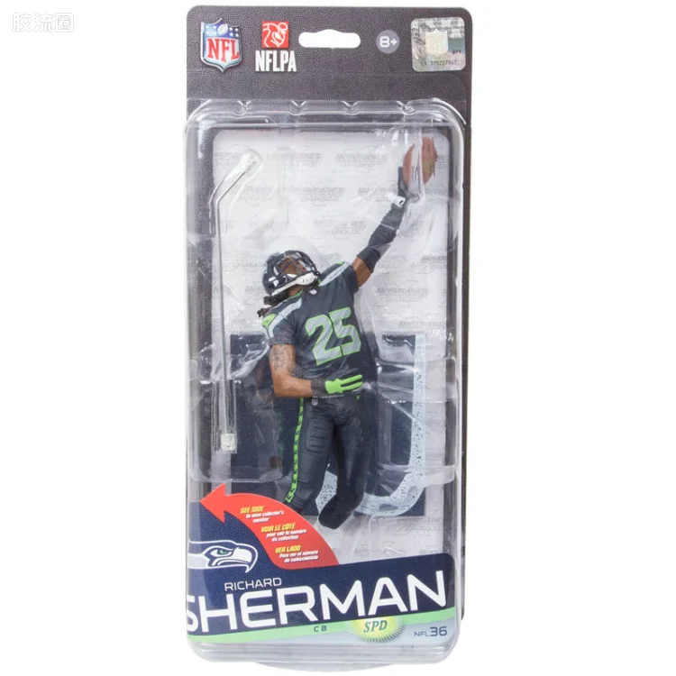 麦克法兰NFL美式足球系列玩具 第36代 Richard Sherman