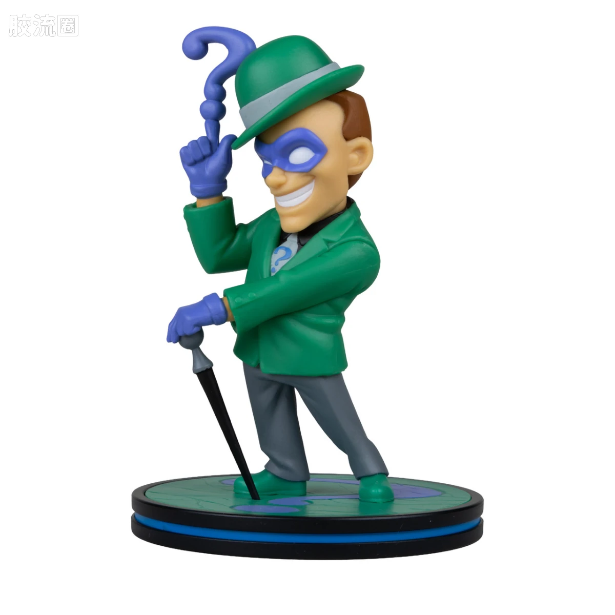 麦克法兰 DC多元宇宙/DC Direct 可动人偶系列 Q-Fig 谜语人 (蝙蝠侠：动画系列) - 图片