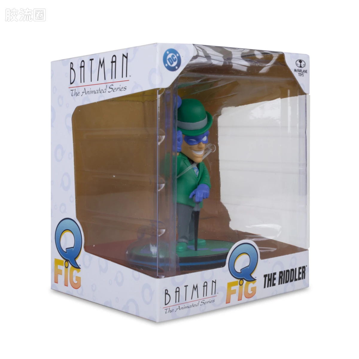 麦克法兰 DC多元宇宙/DC Direct 可动人偶系列 Q-Fig 谜语人 (蝙蝠侠：动画系列) - 图片