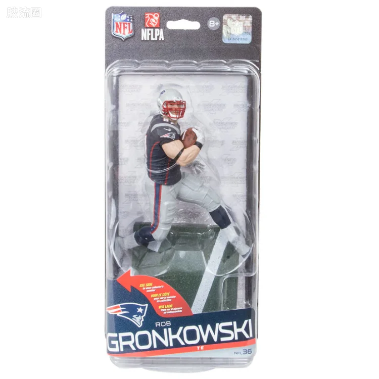麦克法兰NFL美式足球系列玩具 第36代 Rob Gronkowski