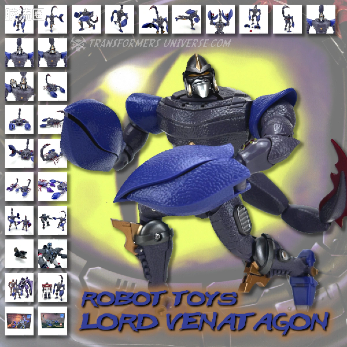 ROBOT TOYS 变形玩具系列 RT-D系列（MP比例） RT-D01 Lord Venatagon（毒敌代王） - 图片