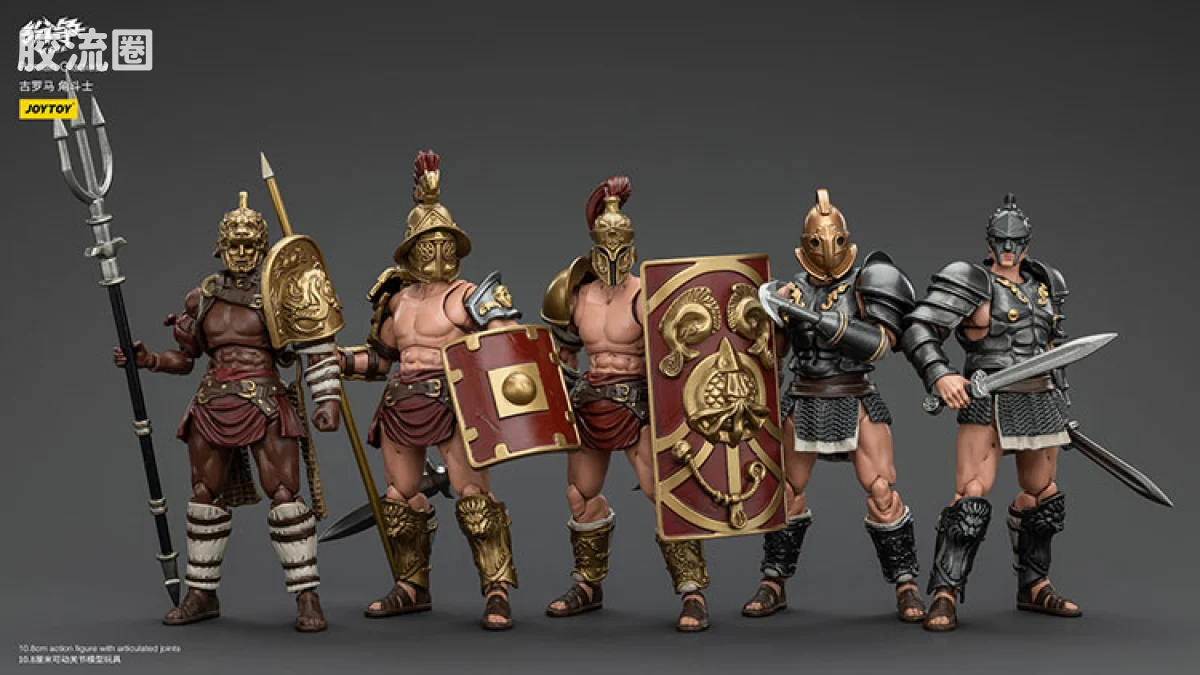 JOYTOY strife 纷争系列 普通版 罗马角斗士5人组（下） - 图片