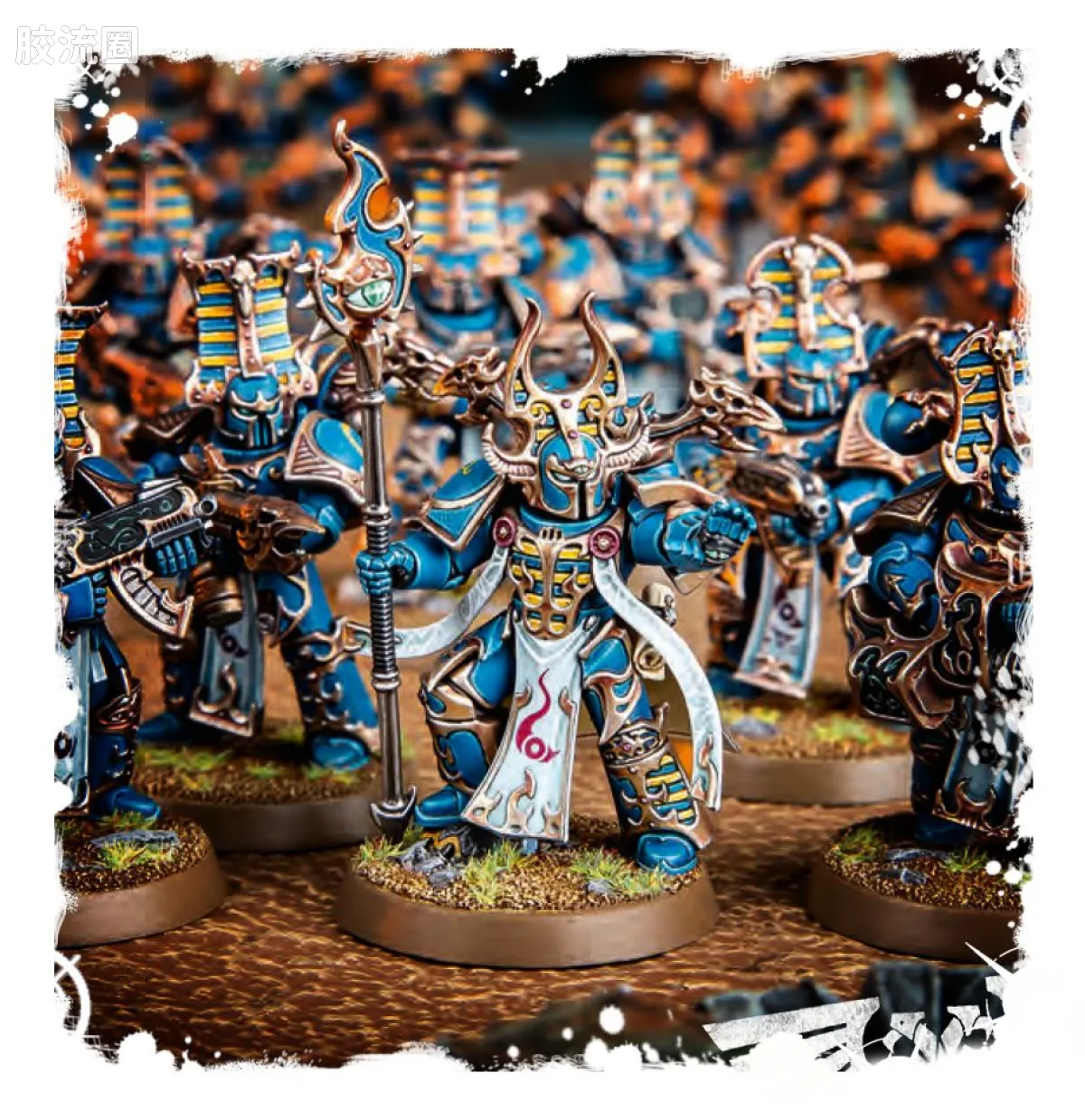 战锤40K Thousand Sons 千子 7版 红字战士 - 图片