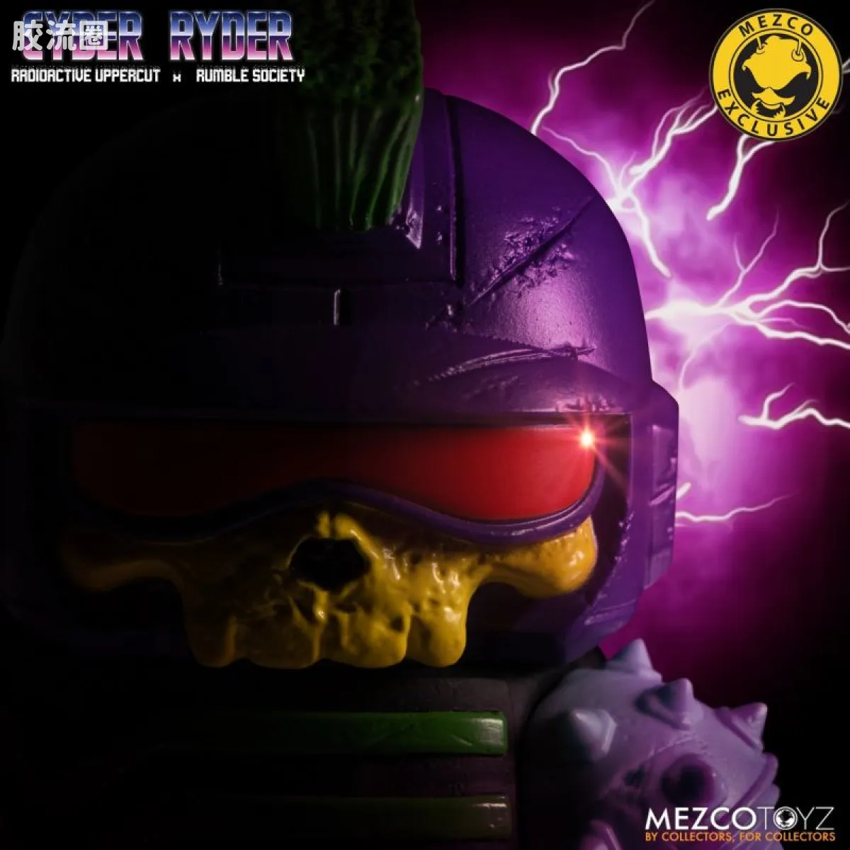 Mezco 综合系列 4寸系列 赛博骑士 - 骷髅特隆版 - 图片