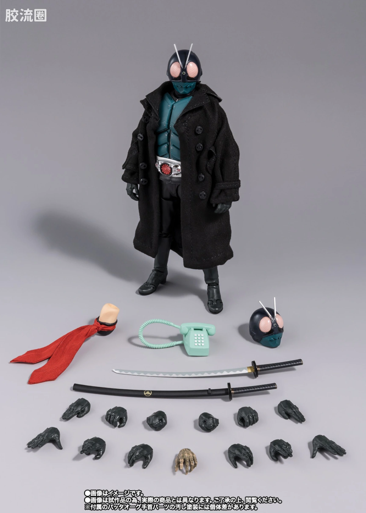 SHF 假面骑士限定版 1号蝗虫改造人/假面骑士 (新·假面骑士) - 图片