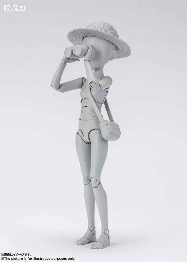 SHF 素体君&素体酱 素体酱 -杉森建-版 DX套装(灰色Ver.) - 图片