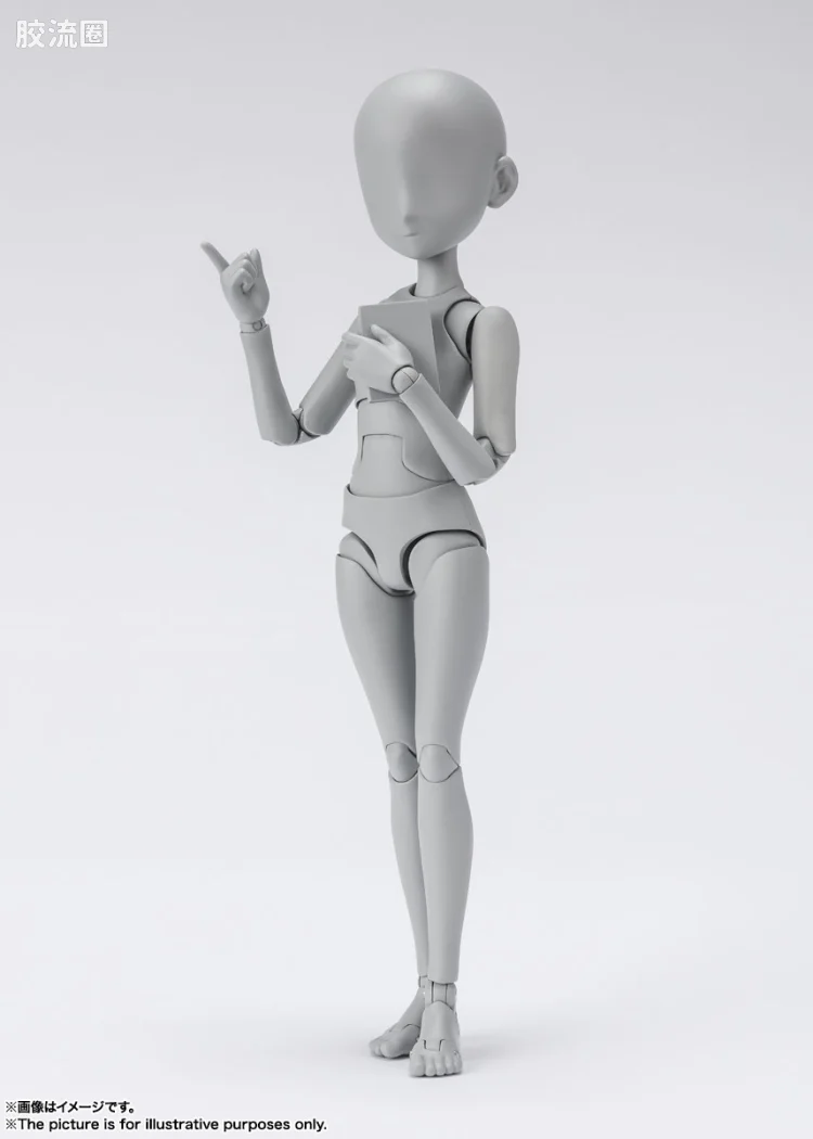 SHF 素体君&素体酱 素体酱 -杉森建-版 DX套装(灰色Ver.) - 图片