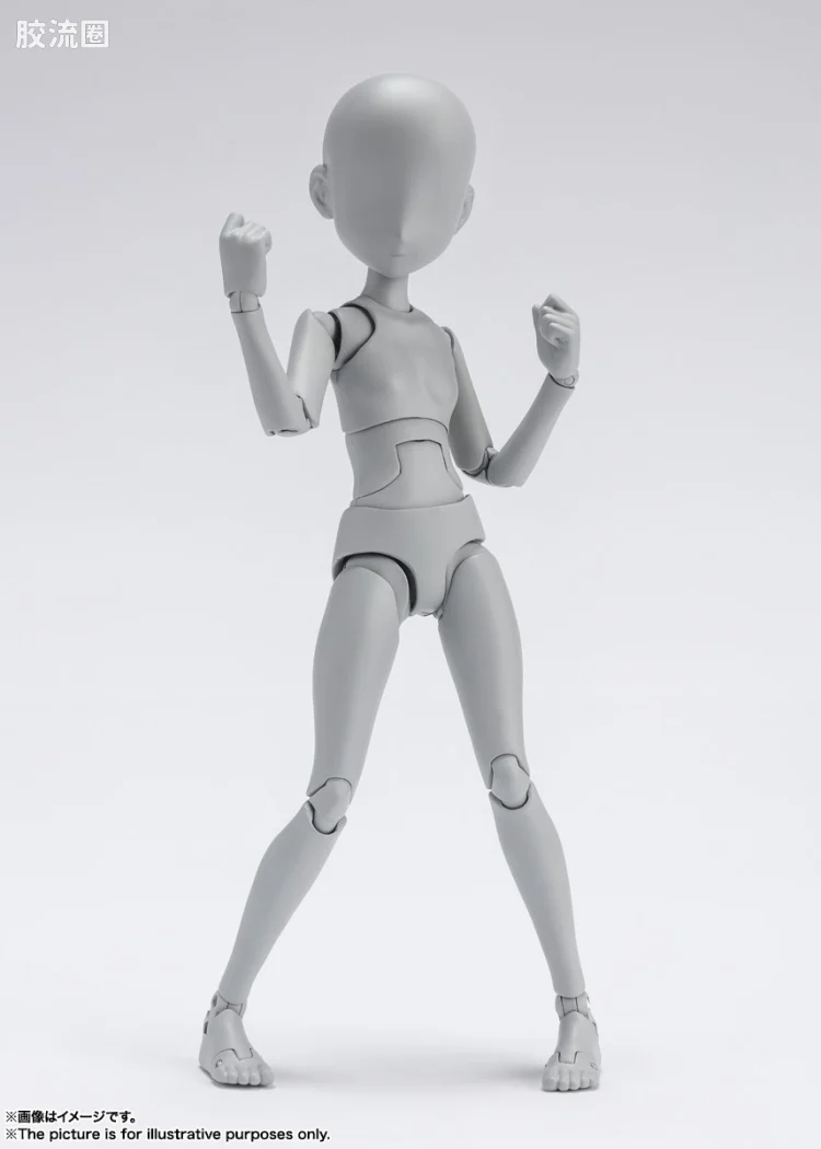 SHF 素体君&素体酱 素体酱 -杉森建-版 DX套装(灰色Ver.) - 图片
