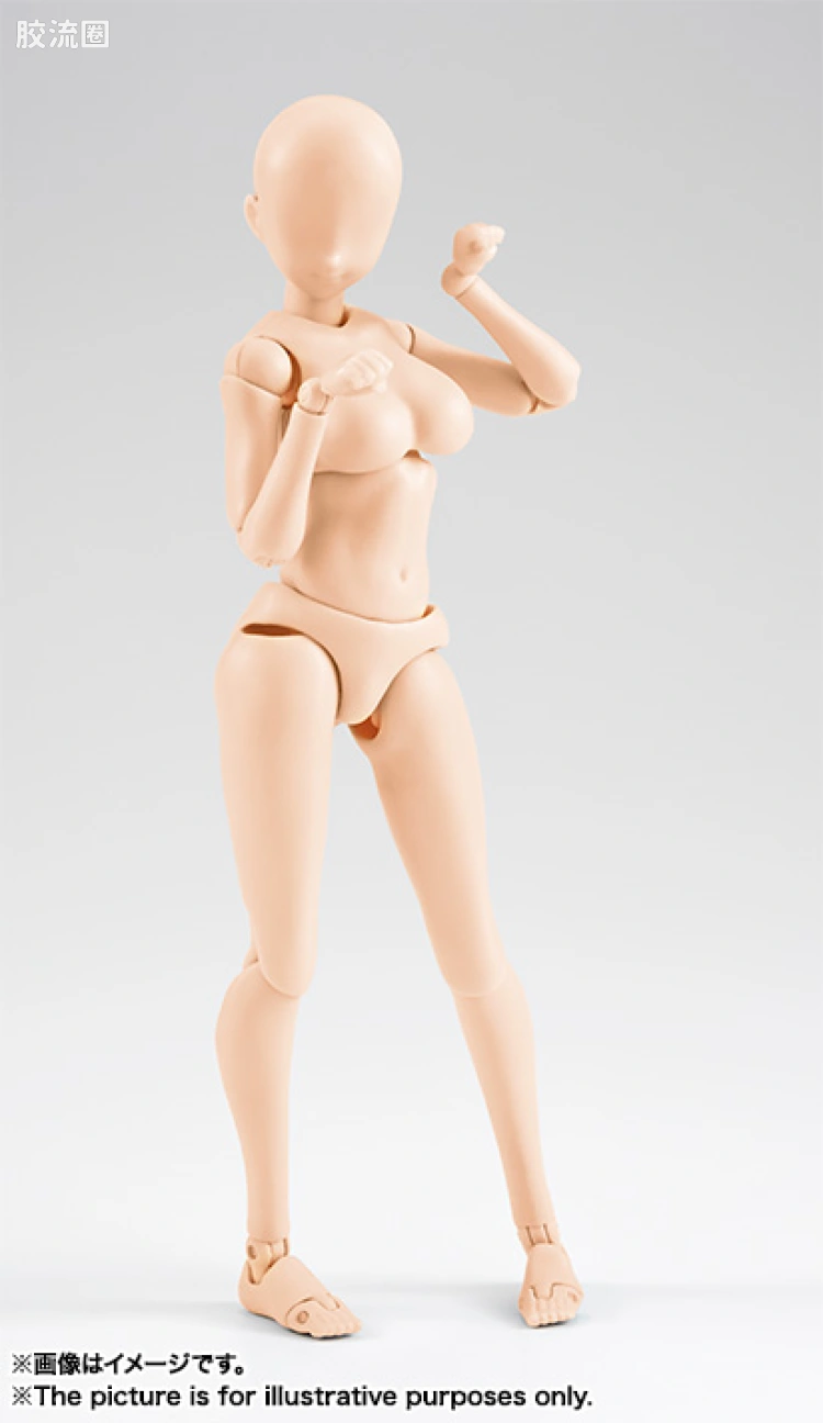 SHF 素体君&素体酱 女素体 矢吹健太朗- Edition (Pale orange Color Ver.) - 图片