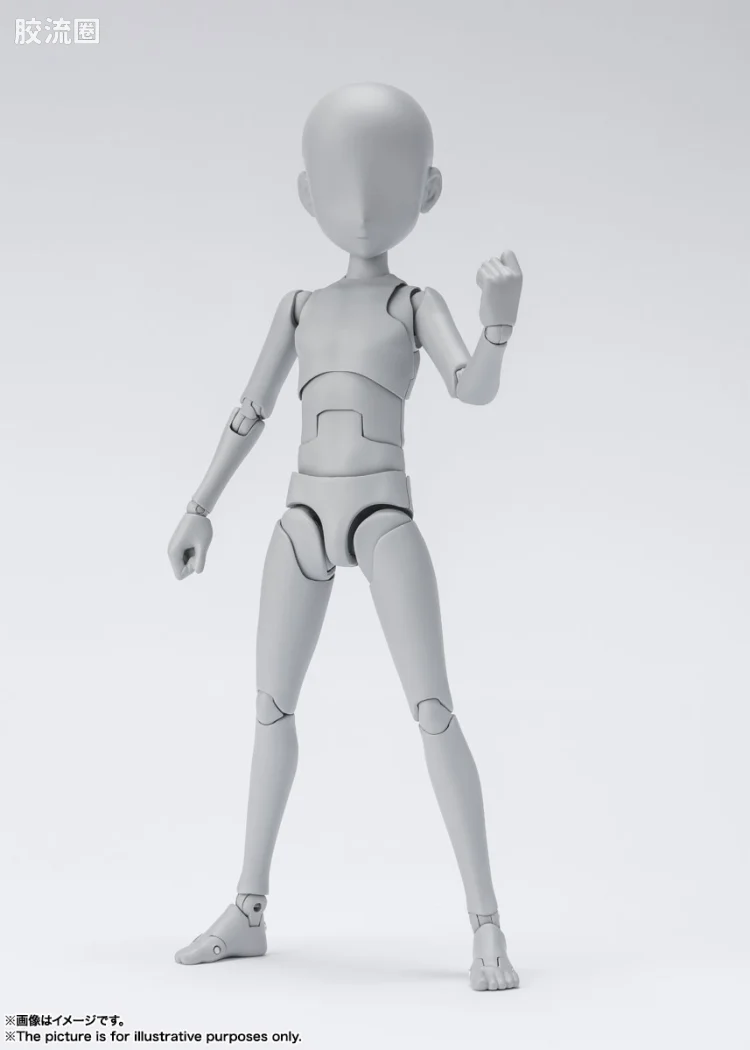 SHF 素体君&素体酱 素体君 -杉森建-版 DX套装(灰色Ver.) - 图片