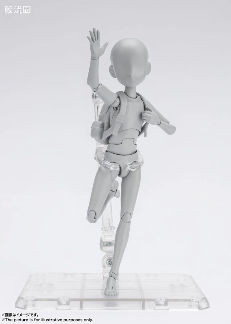 SHF 素体君&素体酱 素体君 -杉森建-版 DX套装(灰色Ver.) - 图片