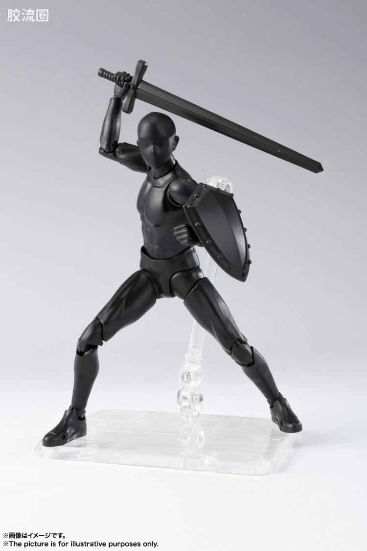 SHF 素体君&素体酱 男素体 DX Set Black Ver. - 图片