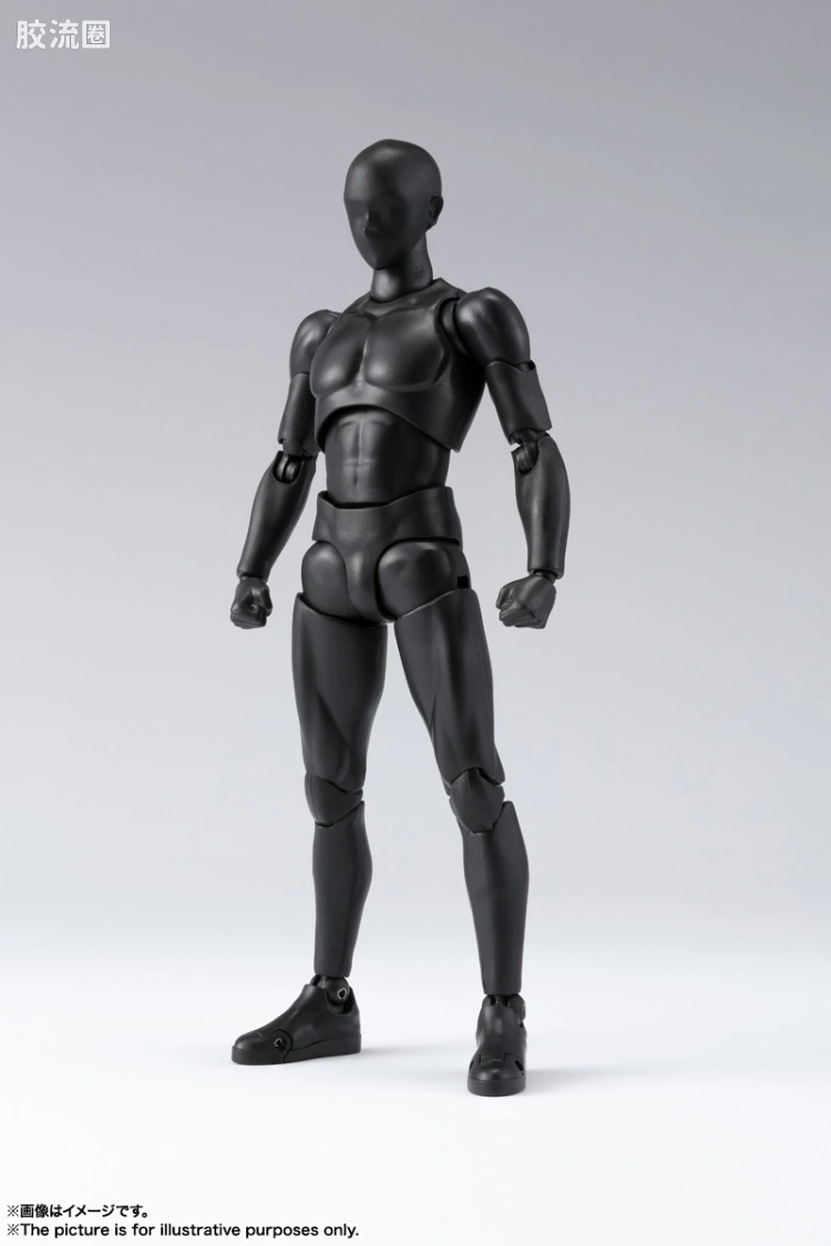 SHF 素体君&素体酱 男素体 DX Set Black Ver. - 图片