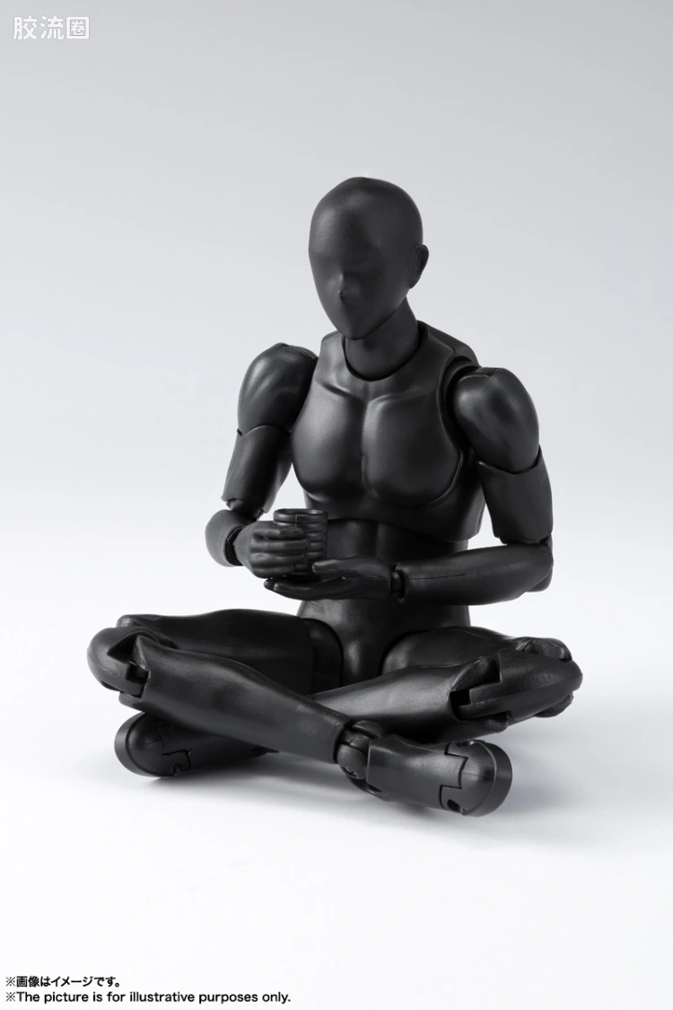 SHF 素体君&素体酱 男素体 DX Set Black Ver. - 图片