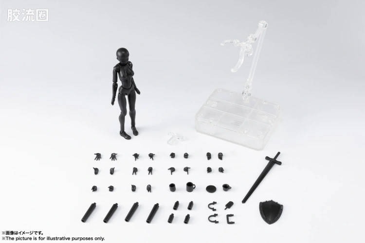 SHF 素体君&素体酱 女素体 DX Set Black Ver. - 图片