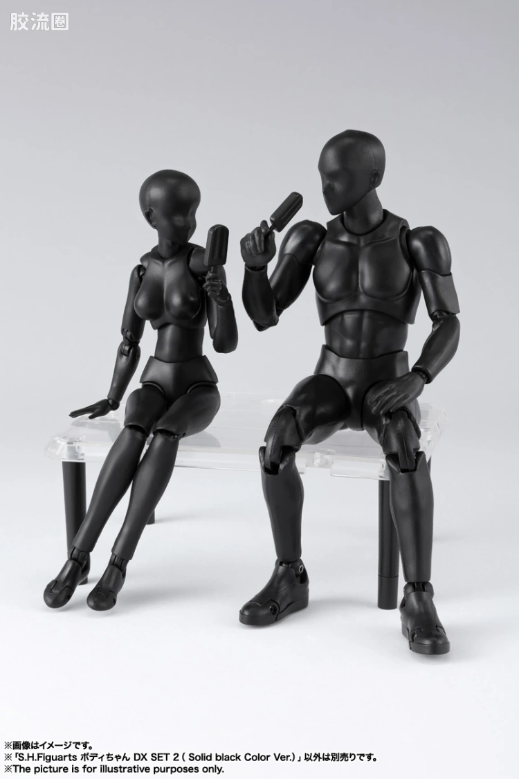 SHF 素体君&素体酱 女素体 DX Set Black Ver. - 图片
