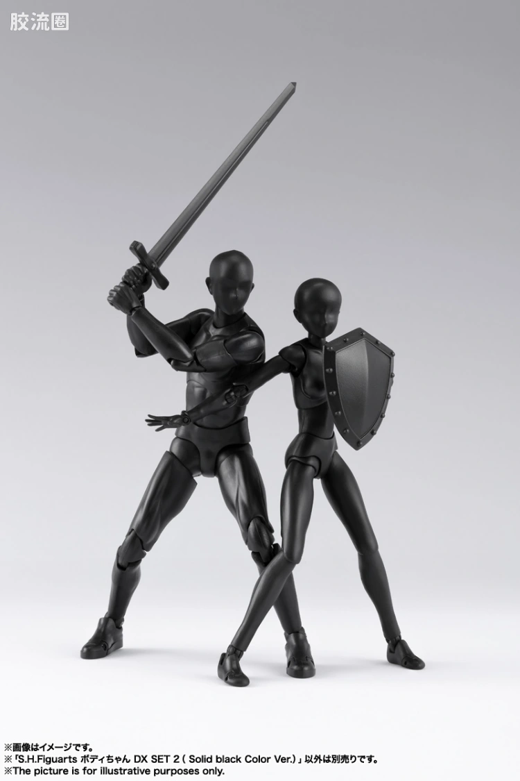 SHF 素体君&素体酱 女素体 DX Set Black Ver. - 图片
