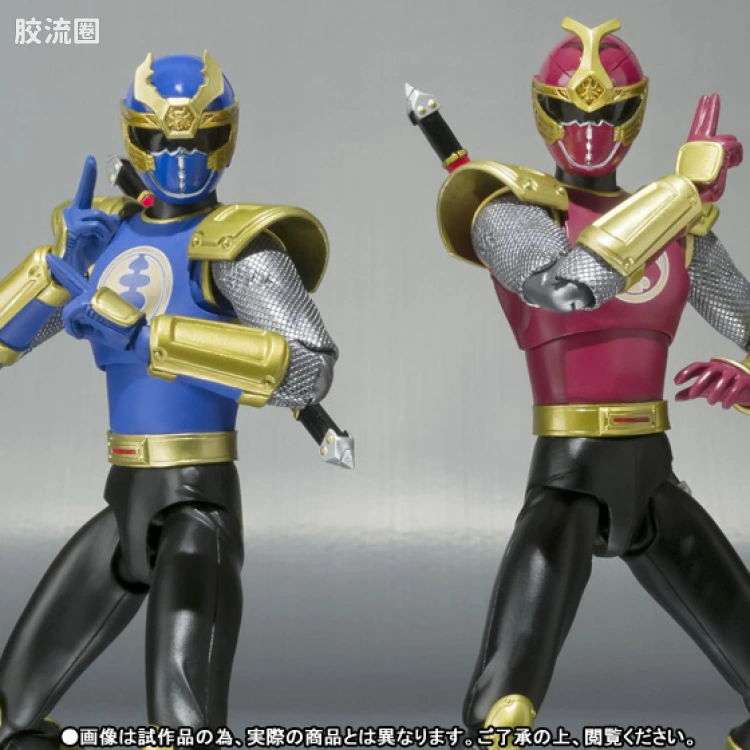 SHF 超级战队系列 忍风战队 兜雷者 & 锹雷者 - 图片