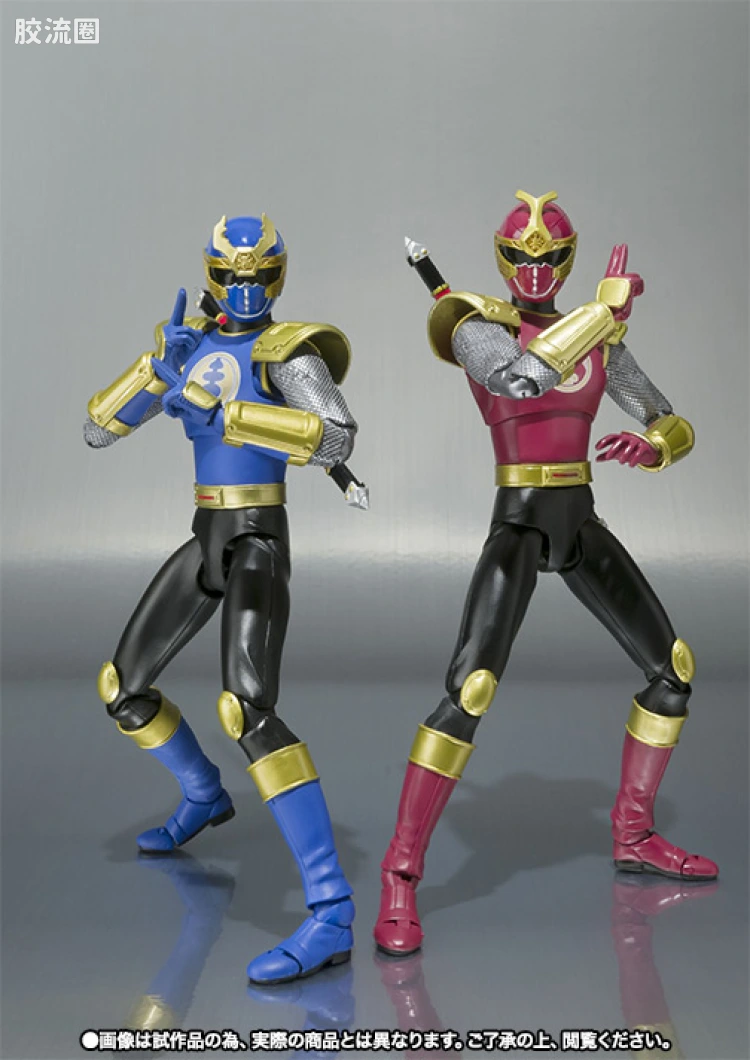 SHF 超级战队系列 忍风战队 兜雷者 & 锹雷者 - 图片
