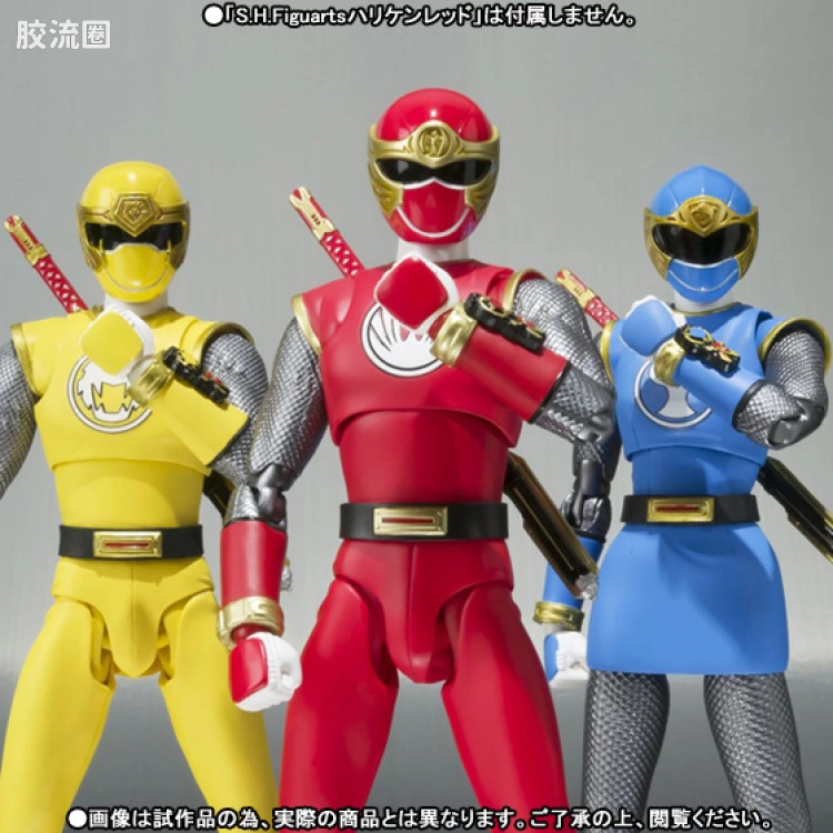 SHF 超级战队系列 忍风战队 破里剑蓝&破里剑黄 - 图片