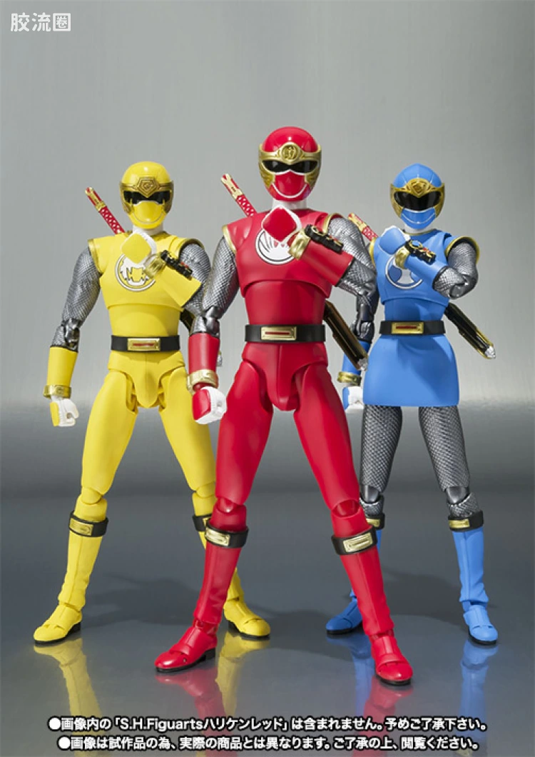 SHF 超级战队系列 忍风战队 破里剑蓝&破里剑黄 - 图片