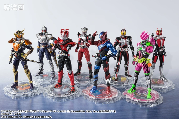 SHF 平成骑士升级计划 假面骑士EX-AID 动作玩家等级2  20假面骑士踢版本 - 图片