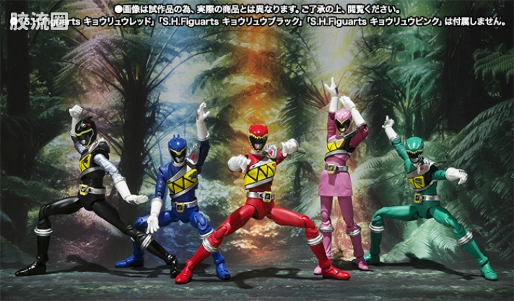 SHF 超级战队系列 兽电战队 强龙蓝&强龙绿 - 图片