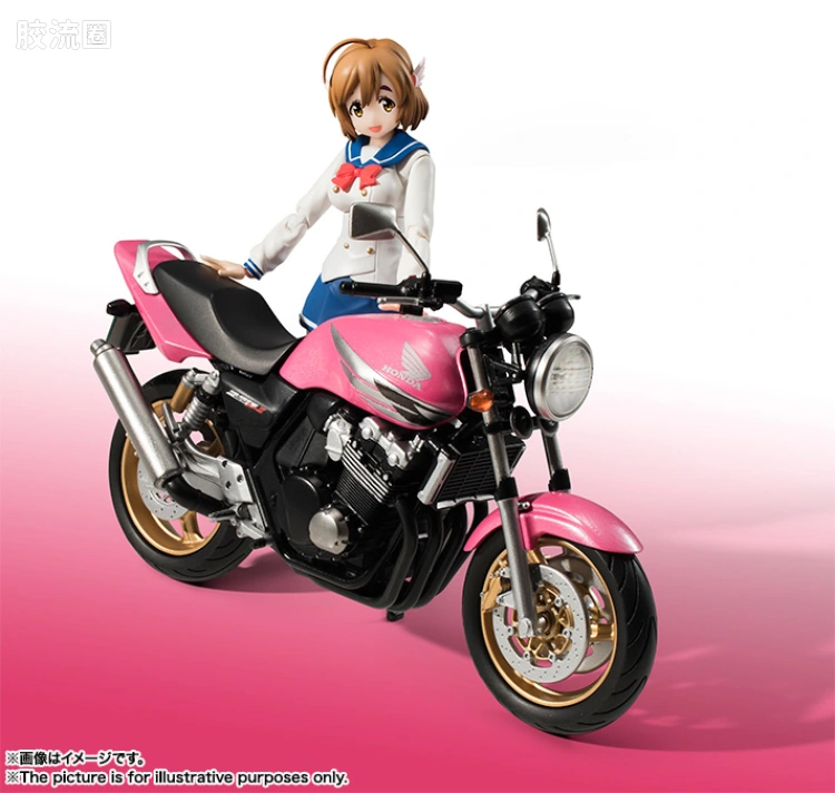SHF 爆音少女系列 佐仓羽音(制服) & CB400 SUPER FOUR - 图片
