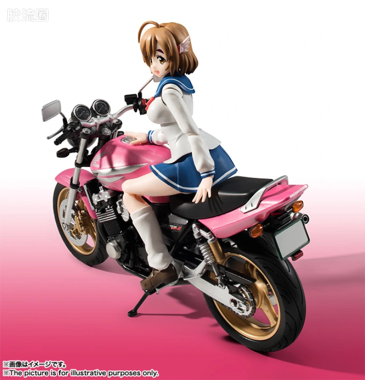 SHF 爆音少女系列 佐仓羽音(制服) & CB400 SUPER FOUR - 图片